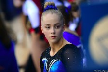 32 ölkədən olan gimnastlar Bakıda Yeniyetmələrin Olimpiya Oyunlarına vəsiqə uğrunda mübarizə aparır (FOTOREPORTAJ)