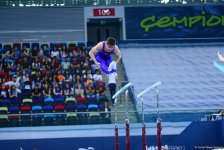 32 ölkədən olan gimnastlar Bakıda Yeniyetmələrin Olimpiya Oyunlarına vəsiqə uğrunda mübarizə aparır (FOTOREPORTAJ)