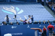32 ölkədən olan gimnastlar Bakıda Yeniyetmələrin Olimpiya Oyunlarına vəsiqə uğrunda mübarizə aparır (FOTOREPORTAJ)
