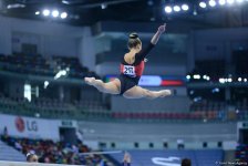 32 ölkədən olan gimnastlar Bakıda Yeniyetmələrin Olimpiya Oyunlarına vəsiqə uğrunda mübarizə aparır (FOTOREPORTAJ)