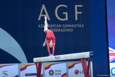 Yeniyetmələrin Olimpiya Oyunlarına idman gimnastikası üzrə təsnifat yarışlarından ən yaddaqalan məqamlar - FOTOSESSİYA