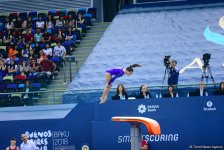 Yeniyetmələrin Olimpiya Oyunlarına idman gimnastikası üzrə təsnifat yarışlarından ən yaddaqalan məqamlar - FOTOSESSİYA