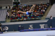 Yeniyetmələrin Olimpiya Oyunlarına idman gimnastikası üzrə təsnifat yarışlarından ən yaddaqalan məqamlar - FOTOSESSİYA