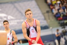 Bakıda Yeniyetmələrin Olimpiya Oyunlarına idman gimnastikası üzrə təsnifat yarışlarına start verildi (FOTO)