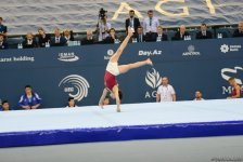 32 ölkədən olan gimnastlar Bakıda Yeniyetmələrin Olimpiya Oyunlarına vəsiqə uğrunda mübarizə aparır (FOTOREPORTAJ)