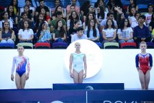 Bakıda Yeniyetmələrin Olimpiya Oyunlarına idman gimnastikası üzrə təsnifat yarışlarının qalibləri mükafatlandırılıb (FOTO)