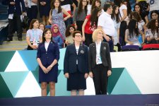 Bakıda Yeniyetmələrin Olimpiya Oyunlarına idman gimnastikası üzrə təsnifat yarışlarının qalibləri mükafatlandırılıb (FOTO)
