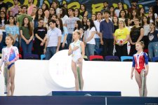 Bakıda Yeniyetmələrin Olimpiya Oyunlarına idman gimnastikası üzrə təsnifat yarışlarının qalibləri mükafatlandırılıb (FOTO)