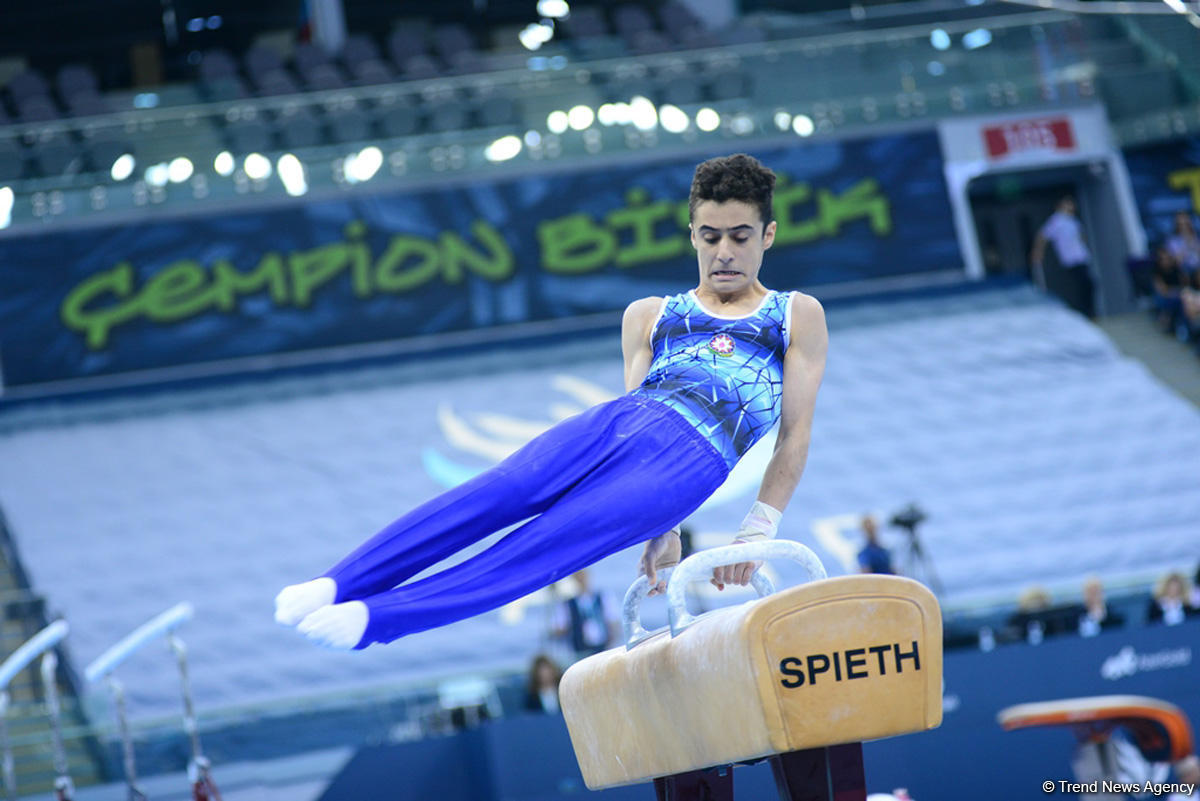 Yeniyetmələrin Olimpiya Oyunlarına vəsiqə uğrunda azərbaycanlı gimnastların çıxışları başlayıb (FOTOREPORTAJ)
