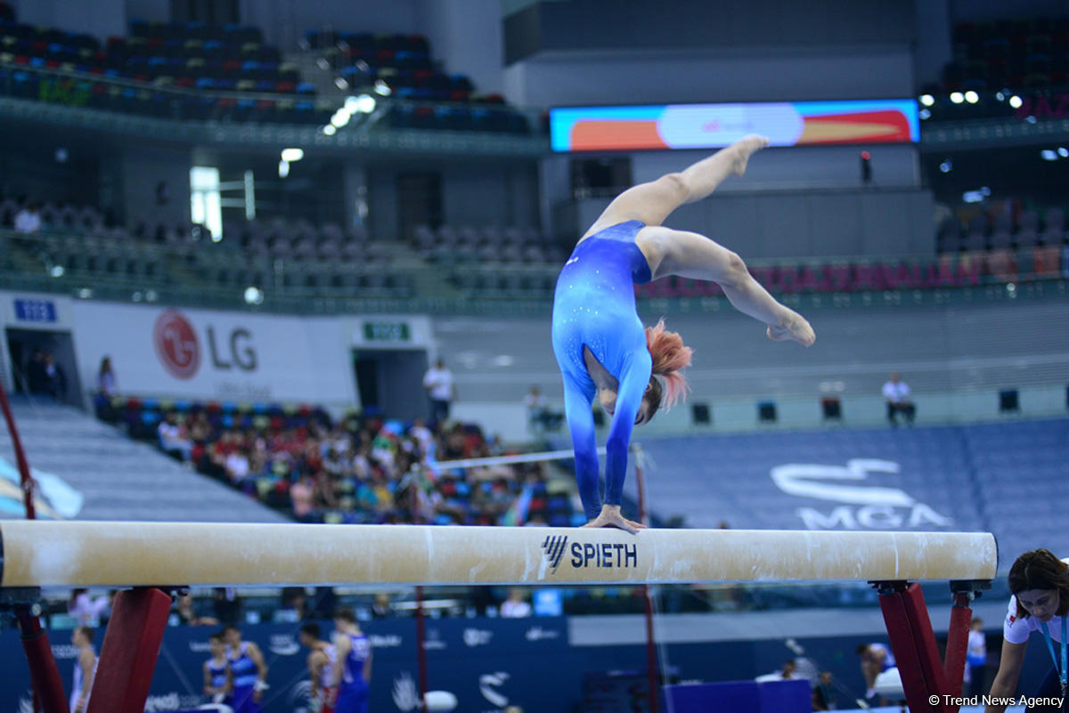 Yeniyetmələrin Olimpiya Oyunlarına vəsiqə uğrunda azərbaycanlı gimnastların çıxışları başlayıb (FOTOREPORTAJ)