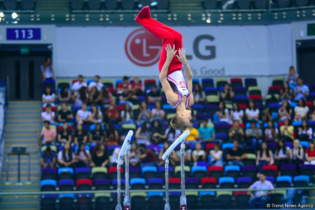 Yeniyetmələrin Olimpiya Oyunlarına idman gimnastikası üzrə təsnifat yarışlarından ən yaddaqalan məqamlar - FOTOSESSİYA