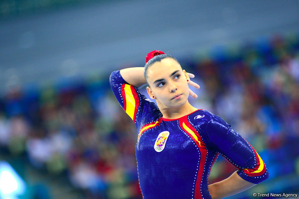 Yeniyetmələrin Olimpiya Oyunlarına idman gimnastikası üzrə təsnifat yarışlarından ən yaddaqalan məqamlar - FOTOSESSİYA