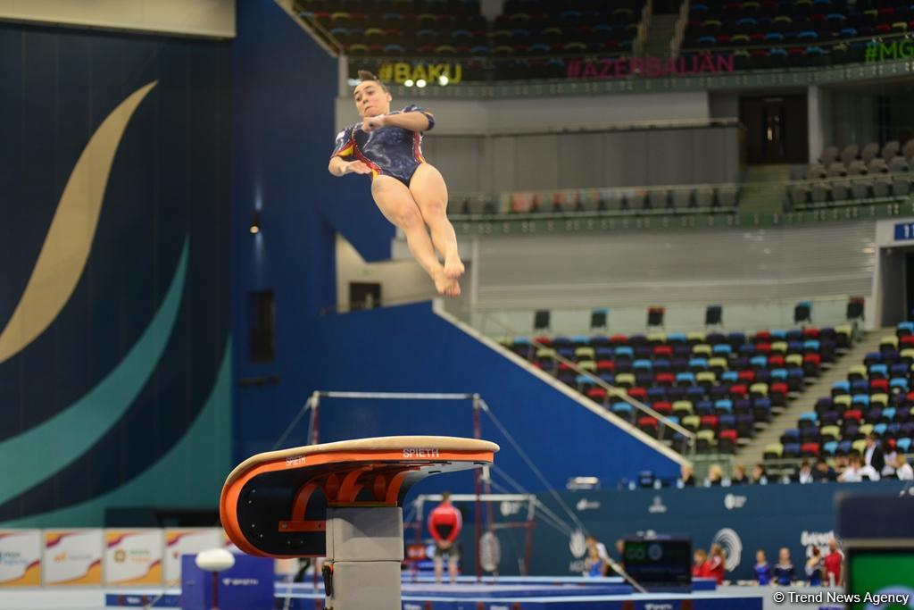 Yeniyetmələrin Olimpiya Oyunlarına idman gimnastikası üzrə təsnifat yarışlarından ən yaddaqalan məqamlar - FOTOSESSİYA