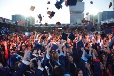 UNEC-də “Məzun Günü” - Monpelye Universitetinin diplomları Azərbaycanda təqdim edildi (FOTO)