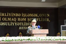 Polisin yeni nəqliyyat texnikası nümayiş olundu (FOTO/VİDEO)
