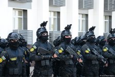Polisin yeni nəqliyyat texnikası nümayiş olundu (FOTO/VİDEO)