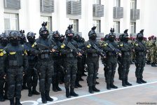 Polisin yeni nəqliyyat texnikası nümayiş olundu (FOTO/VİDEO)