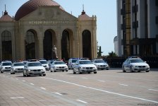 Polisin yeni nəqliyyat texnikası nümayiş olundu (FOTO/VİDEO)