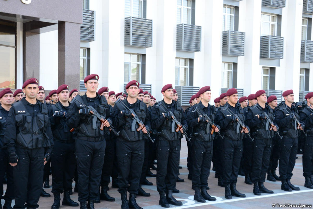 Polisin yeni nəqliyyat texnikası nümayiş olundu (FOTO/VİDEO)