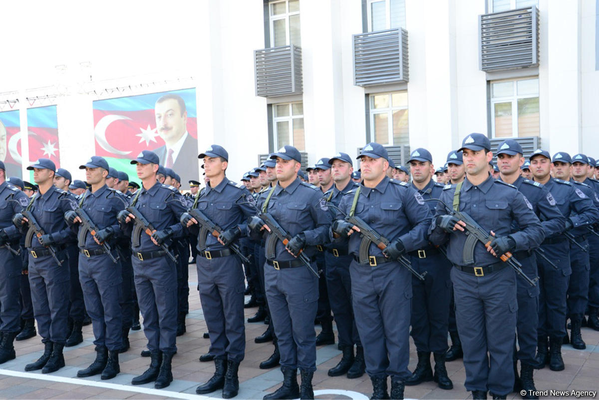 Polisin yeni nəqliyyat texnikası nümayiş olundu (FOTO/VİDEO)