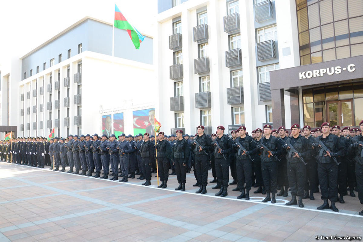 Polisin yeni nəqliyyat texnikası nümayiş olundu (FOTO/VİDEO)