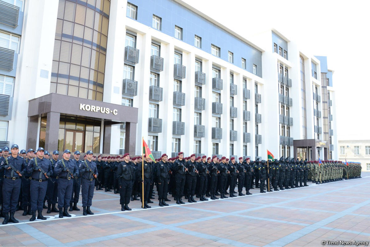 Polisin yeni nəqliyyat texnikası nümayiş olundu (FOTO/VİDEO)