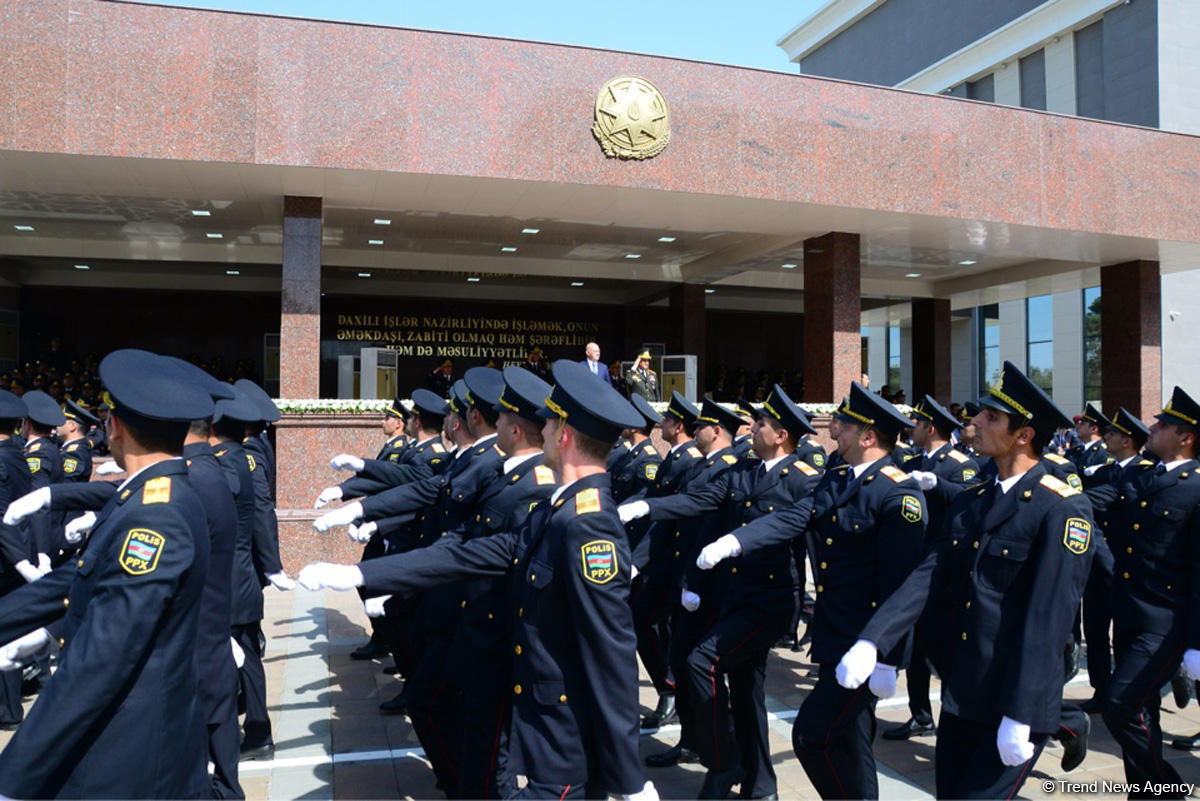 Polisin yeni nəqliyyat texnikası nümayiş olundu (FOTO/VİDEO)