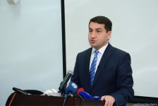 Hikmət Hacıyev: İki mülki azərbaycanlının girovluqda saxlanıması bir daha onu göstərir ki, Ermənistan sivil davranışdan tamamilə kənar ölkədir (FOTO)