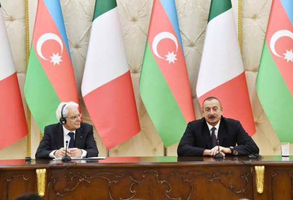 Prezident İlham Əliyev: Azərbaycan İtaliya üçün, İtaliya Azərbaycan üçün çox etibarlı tərəfdaşdır