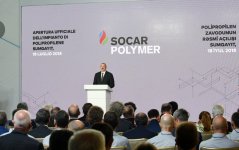 Azərbaycan və İtaliya prezidentləri Sumqayıt Kimya Sənaye Parkında polipropilen zavodunun açılışında iştirak ediblər (FOTO) (YENİLƏNİB)