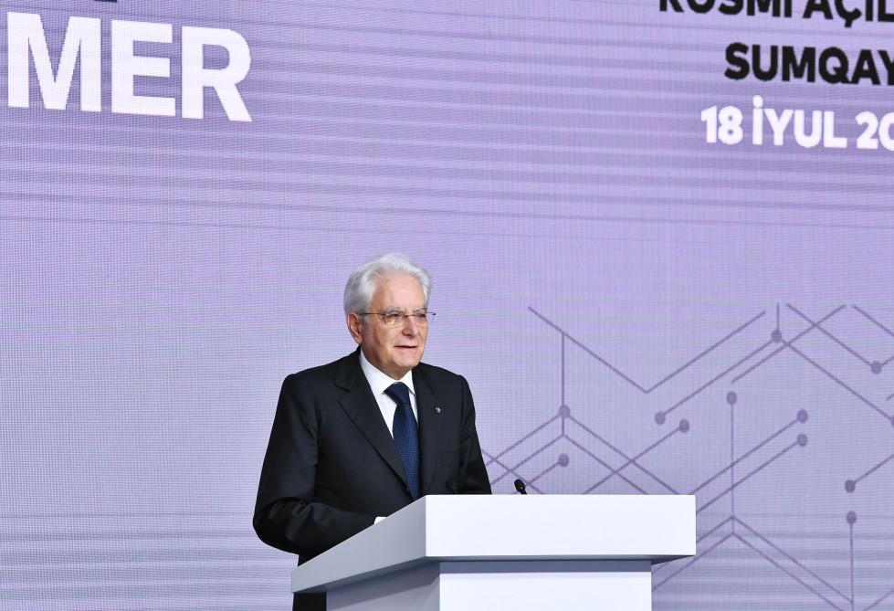 Sercio Mattarella: Azərbaycanla İtaliya arasında əməkdaşlıq yüksək potensiala malikdir