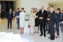 Prezident İlham Əliyev, xanımı və İtaliya Prezidenti Heydər Əliyev Mərkəzində Şah İsmayıl Xətaiyə həsr edilmiş sərgi ilə tanış olublar (FOTO)