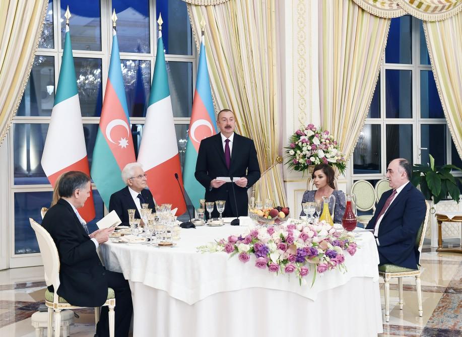 Prezident İlham Əliyev: Cənub Qaz Dəhlizi energetika sahəsində Azərbaycan-İtaliya əlaqələri üçün yeni imkanlar aça bilər
