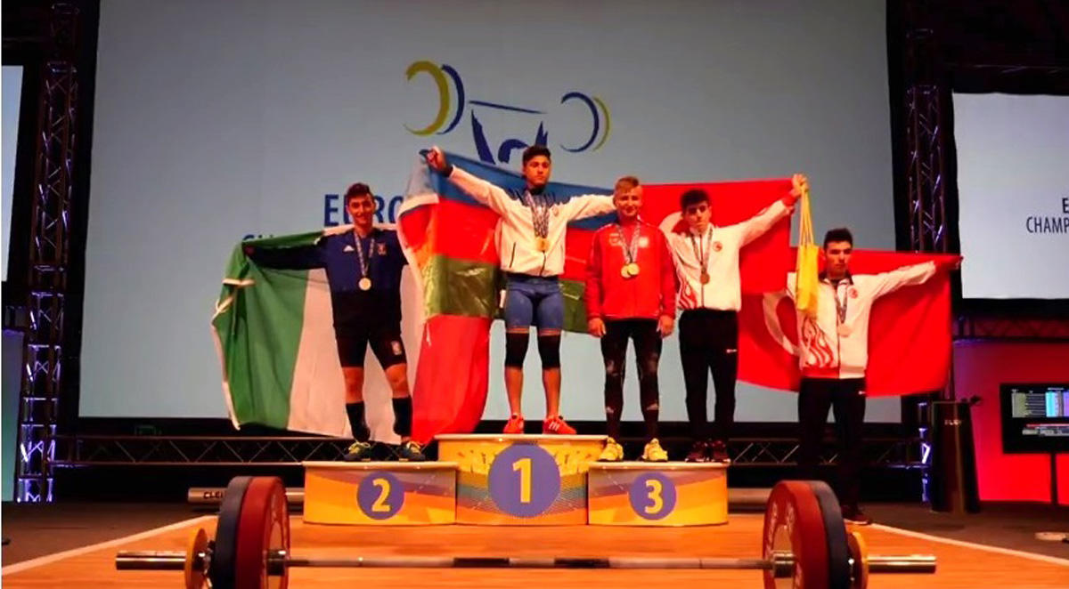 Atletimiz Avropa birinciliyinin qızıl medalçısı oldu (FOTO)