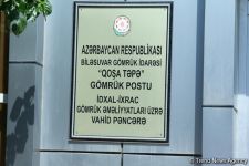 Bir ayda "Qoşa Təpə" gömrük postundan 14 min 388 nəqliyyat vasitəsi keçib (FOTO)