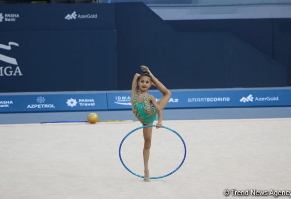 Bədii gimnastika üzrə Azərbaycan çempionatı və Bakı birinciliyi start götürüb (FOTO)