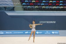 Bədii gimnastika üzrə Azərbaycan çempionatı və Bakı birinciliyi start götürüb (FOTO)