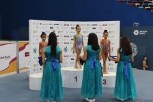Bədii gimnastika üzrə Azərbaycan çempionatında mükafatlandırma mərasimi keçirilib (FOTO)