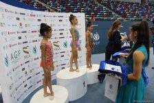 Bədii gimnastika üzrə Azərbaycan çempionatında mükafatlandırma mərasimi keçirilib (FOTO)