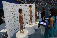 Bədii gimnastika üzrə Azərbaycan çempionatında mükafatlandırma mərasimi keçirilib (FOTO)