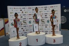 Bədii gimnastika üzrə Azərbaycan çempionatında mükafatlandırma mərasimi keçirilib (FOTO)