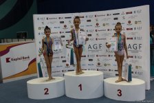 Bədii gimnastika üzrə Azərbaycan çempionatında mükafatlandırma mərasimi keçirilib (FOTO)
