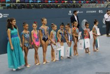 Bədii gimnastika üzrə Azərbaycan çempionatında mükafatlandırma mərasimi keçirilib (FOTO)