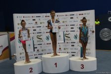 Bədii gimnastika üzrə Azərbaycan çempionatında mükafatlandırma mərasimi keçirilib (FOTO)