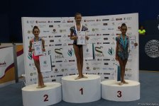 Bədii gimnastika üzrə Azərbaycan çempionatında mükafatlandırma mərasimi keçirilib (FOTO)