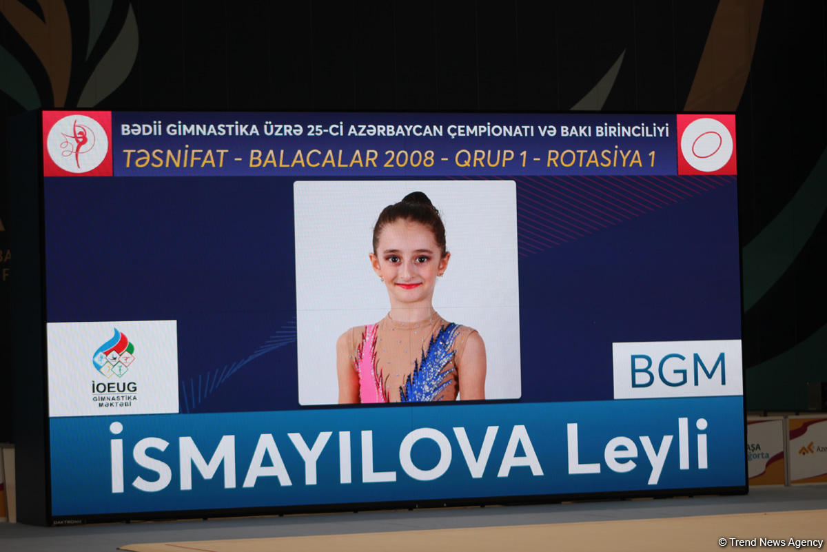 Bədii gimnastika üzrə Azərbaycan çempionatı və Bakı birinciliyi start götürüb (FOTO)