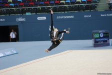Bədii gimnastika üzrə 25-ci Azərbaycan çempionatı və Bakı birinciliyinin ikinci günü start götürüb (FOTO)