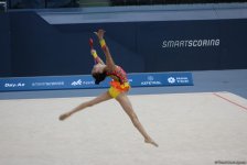 Bədii gimnastika üzrə 25-ci Azərbaycan çempionatı və Bakı birinciliyinin ikinci günü start götürüb (FOTO)