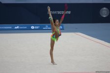 Bədii gimnastika üzrə 25-ci Azərbaycan çempionatı və Bakı birinciliyinin ikinci günü start götürüb (FOTO)