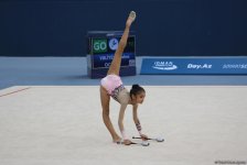 Bədii gimnastika üzrə 25-ci Azərbaycan çempionatı və Bakı birinciliyinin ikinci günü start götürüb (FOTO)